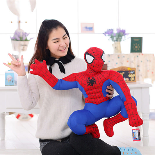 超凡蜘蛛侠公仔毛绒玩具动漫玩偶布娃娃抱枕儿童节生日礼物