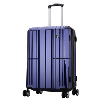 爱华仕（OIWAS）PC拉杆箱6176 时尚万向轮行李箱 飞机轮旅行箱商务出差登机箱 20英寸蓝色