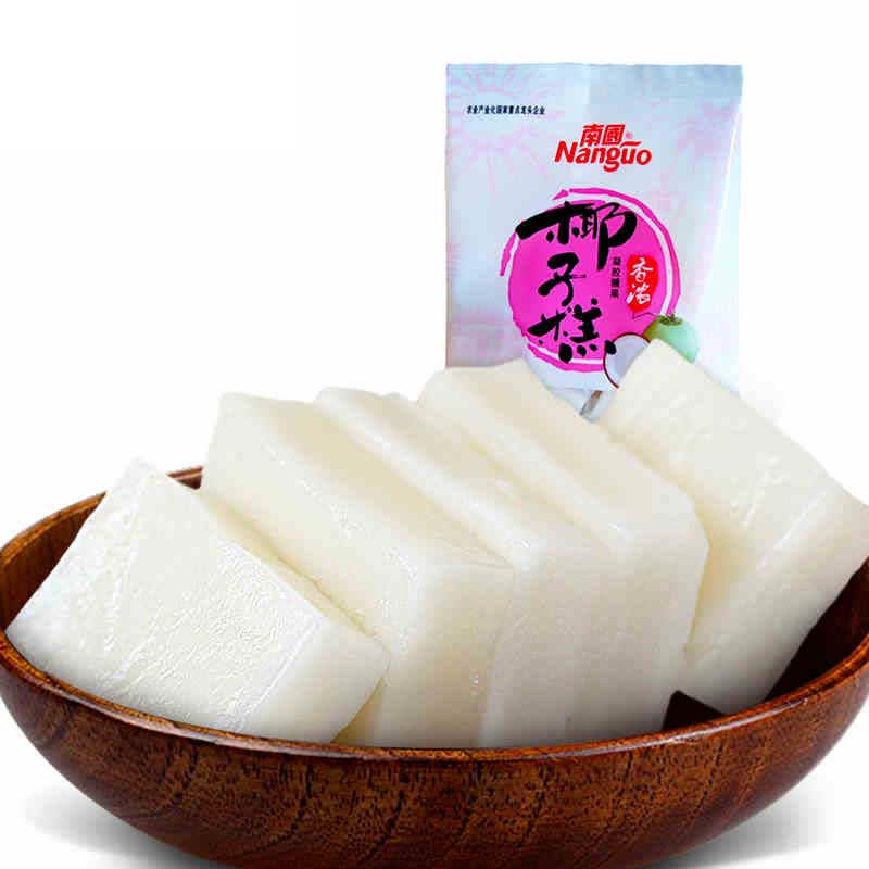 海南特产南国食品椰子糕120g/袋 休闲零食软糖果
