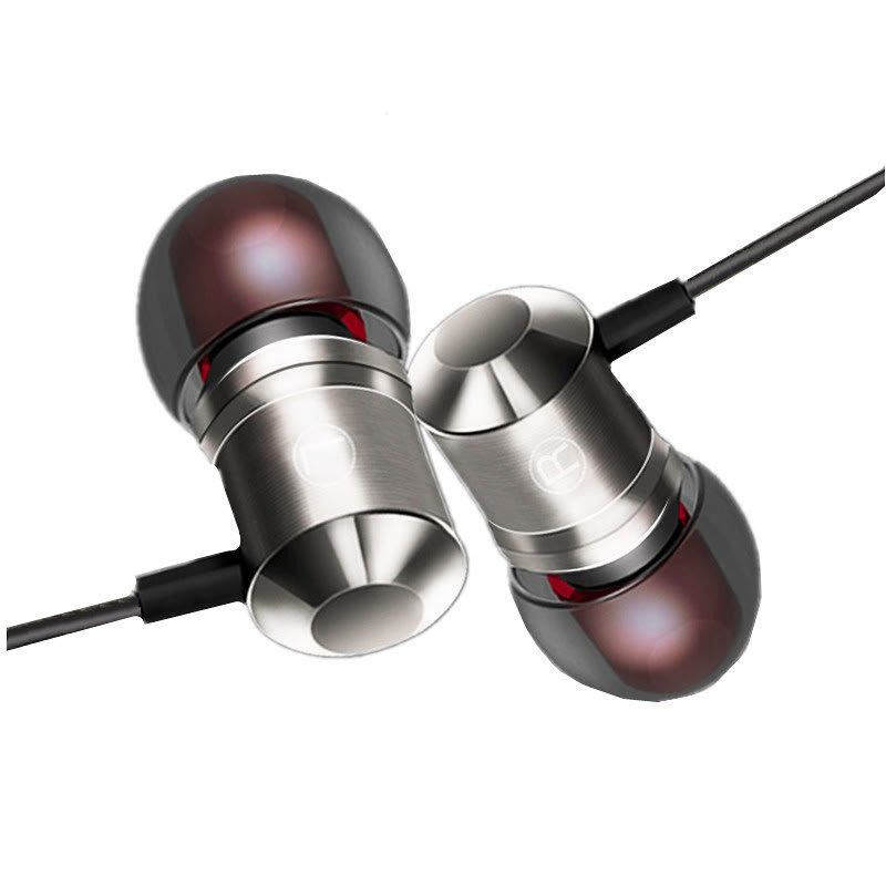 N7磁力吸附 金属耳机 入耳式重低音手机耳塞  线控带麦