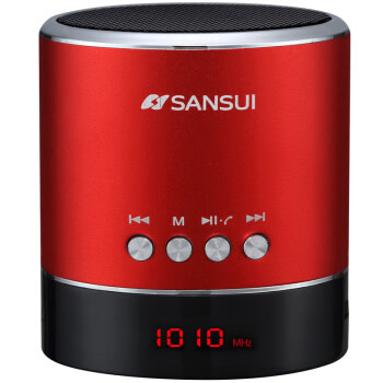 山水（SANSUI） A38S 蓝牙无线音箱 音响迷你便携 蓝牙音响 无线音箱 低音炮 红色