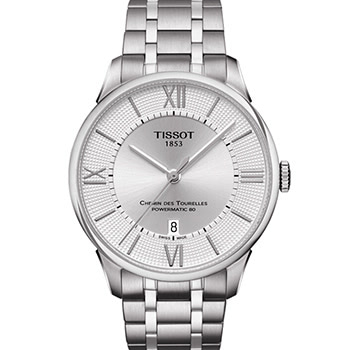 天梭(tissot)瑞士手表 杜鲁尔系列机械男表t099.407.11.038.00