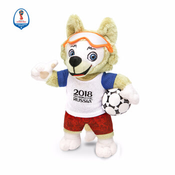 乾越（qianyue）2018世界杯纪念品   18cm毛绒玩具
