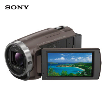 索尼（SONY）HDR-CX680 高清数码摄像机 5轴防抖 30倍光学变焦（棕色） 家用DV/摄影机/录像机