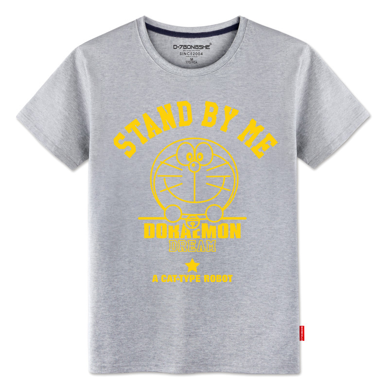 哆啦A梦短袖T恤 第七公社 男个性新款夏季韩版t恤 男装打底衫