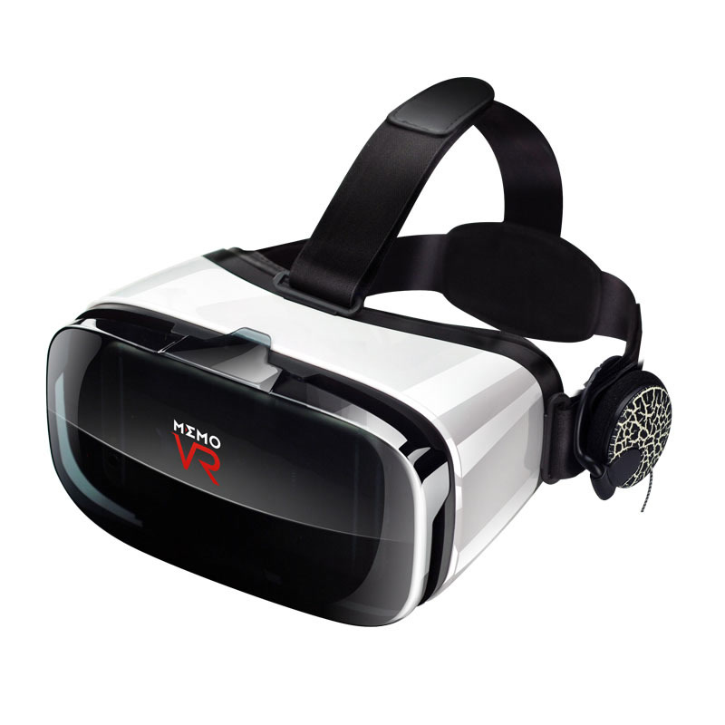 【内送耳机】米墨 V6 智能3D眼镜 运动耳机一体式 VR 半透明前盖